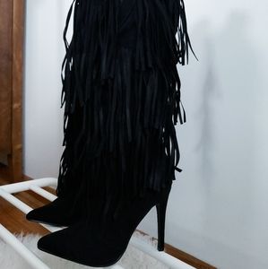 Justfab Fringe Boots